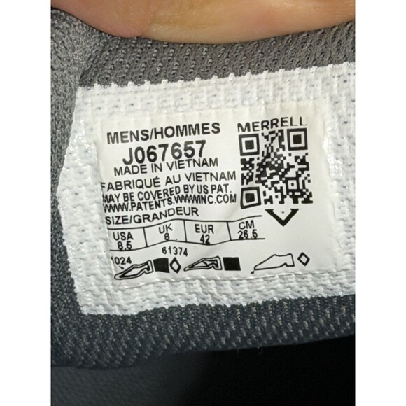 Merrell Trail Glove 7 Shoes Mens Size 8.5 Barefoot Hiking Training Trail J067657 - Picture 9 of 11